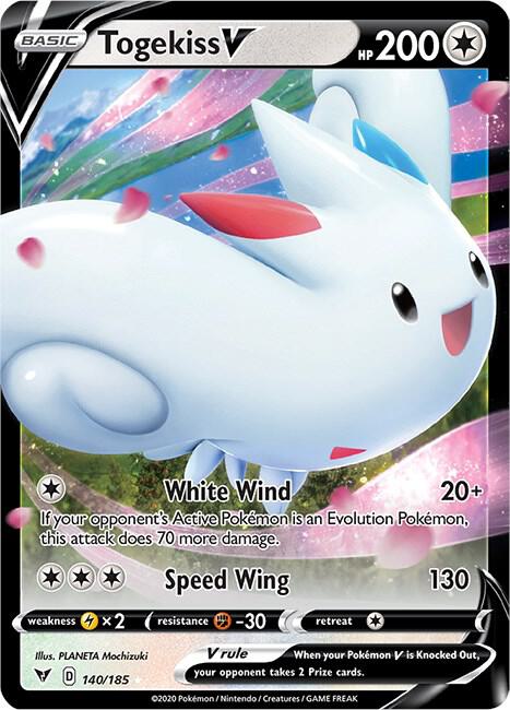 Togekiss V 140/185 (SWSH04: Vivid Voltage) - Holofoil