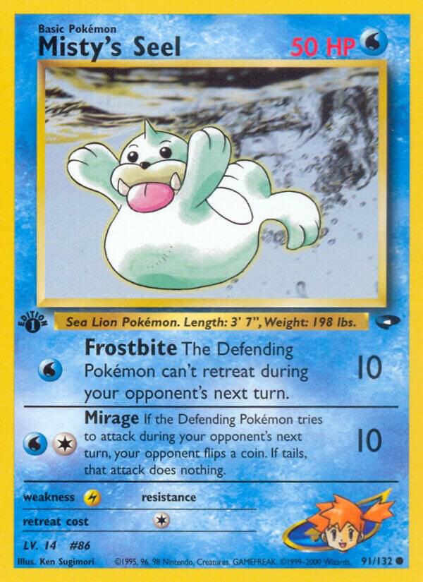 Misty's Seel 091/132 (Gym Challenge) - 1st Edition