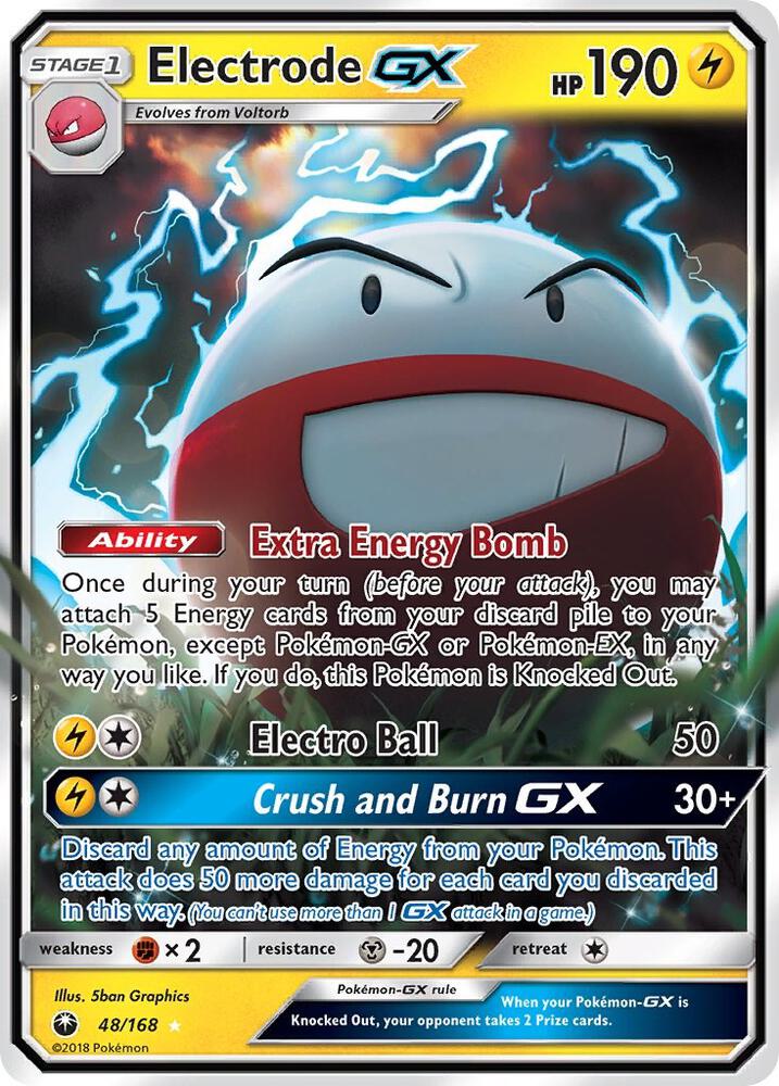 Electrode GX 48/168 (SM - Celestial Storm) - Holofoil