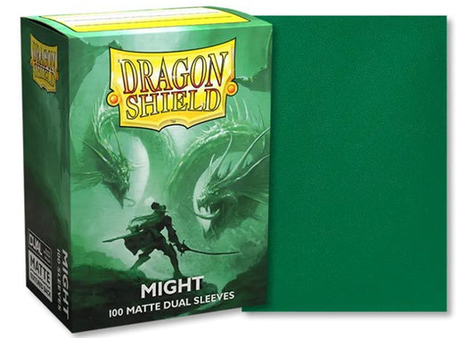 DRAGON SHIELD: BOXED 100 SLEEVES - MATTE - DUAL MIGHT