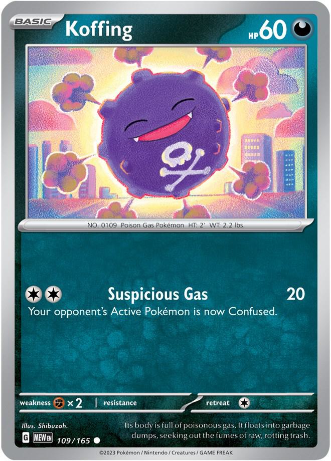 Koffing 109/165 (SV: Scarlet & Violet 151)