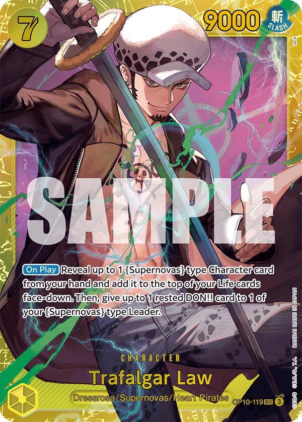 Trafalgar Law OP10-119 (Royal Blood) - Foil