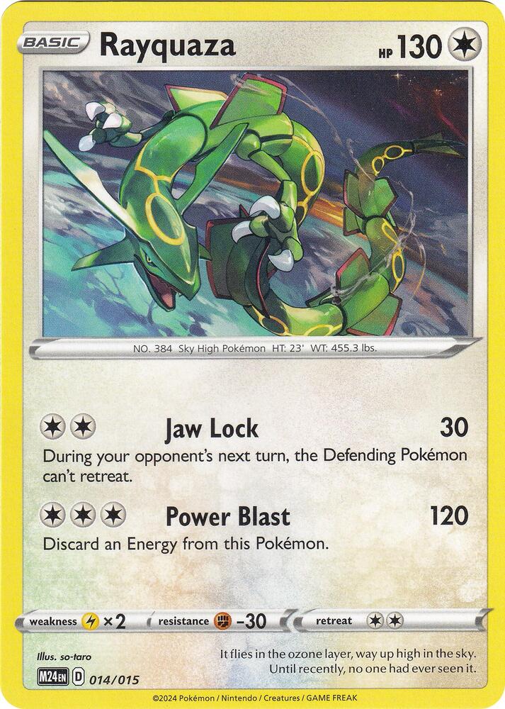 Rayquaza 014/015 (McDonald's Promos 2024)