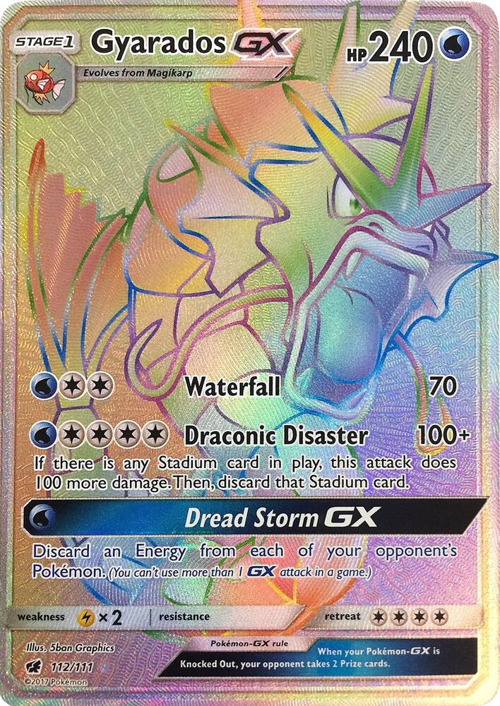 Gyarados GX 112/111 (SM - Crimson Invasion) - Holofoil