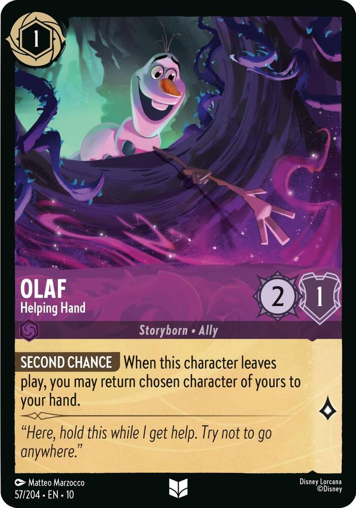 Olaf, Helping Hand 57/204 (Whispers in the Well)