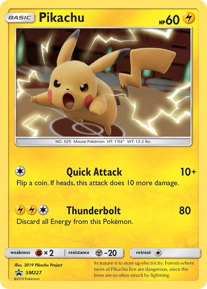 Pikachu SM227 (SM Promos) - Holofoil
