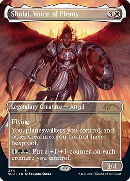 Shalai, Voice of Plenty 244 (Secret Lair Drop Series) - Borderless Foil