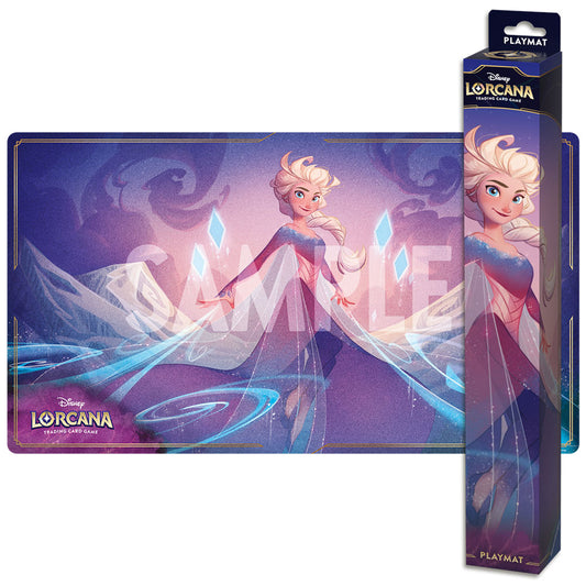 Disney Lorcana TCG - Elsa Playmat - Azurite Sea Game Mouse Play Mat Pad