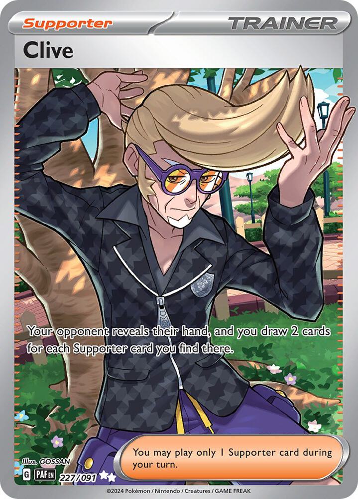 Clive 227/091 (SV: Paldean Fates) - Holofoil