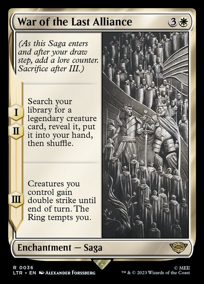 War of the Last Alliance 36/281 (Universes Beyond: The Lord of the Rings: Tales of Middle-earth)