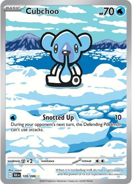 Cubchoo 109/086 (SV: Black Bolt) - Holofoil