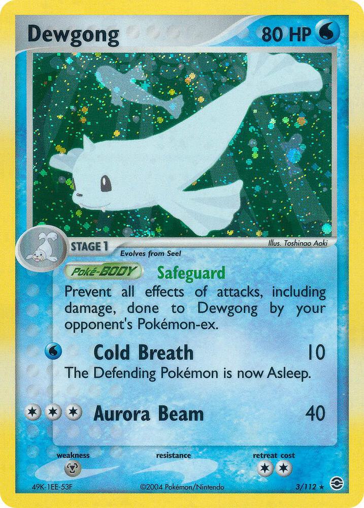 Dewgong 3/112 (FireRed & LeafGreen) - Holofoil