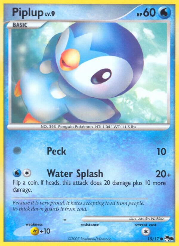 Piplup 015/017 (POP Series 6) - Holofoil
