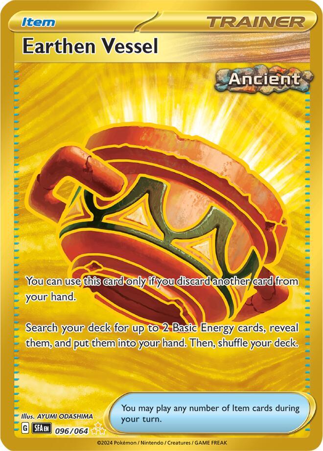 Earthen Vessel 096/064 (SV: Shrouded Fable) - Holofoil