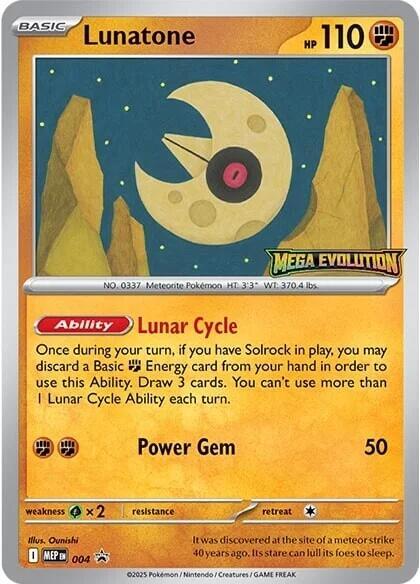 Lunatone 004 (ME: Mega Evolution Promo)