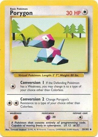 Porygon 039/102 (Base Set) - Unlimited Normal