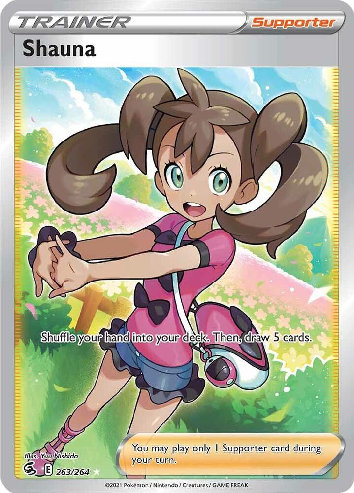 Shauna 263/264 (SWSH08: Fusion Strike) - Holofoil
