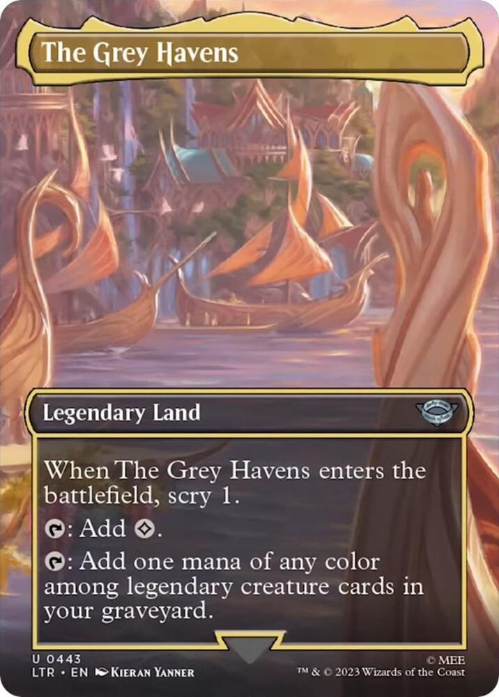 The Grey Havens 443/281 (Universes Beyond: The Lord of the Rings: Tales of Middle-earth) - Borderless