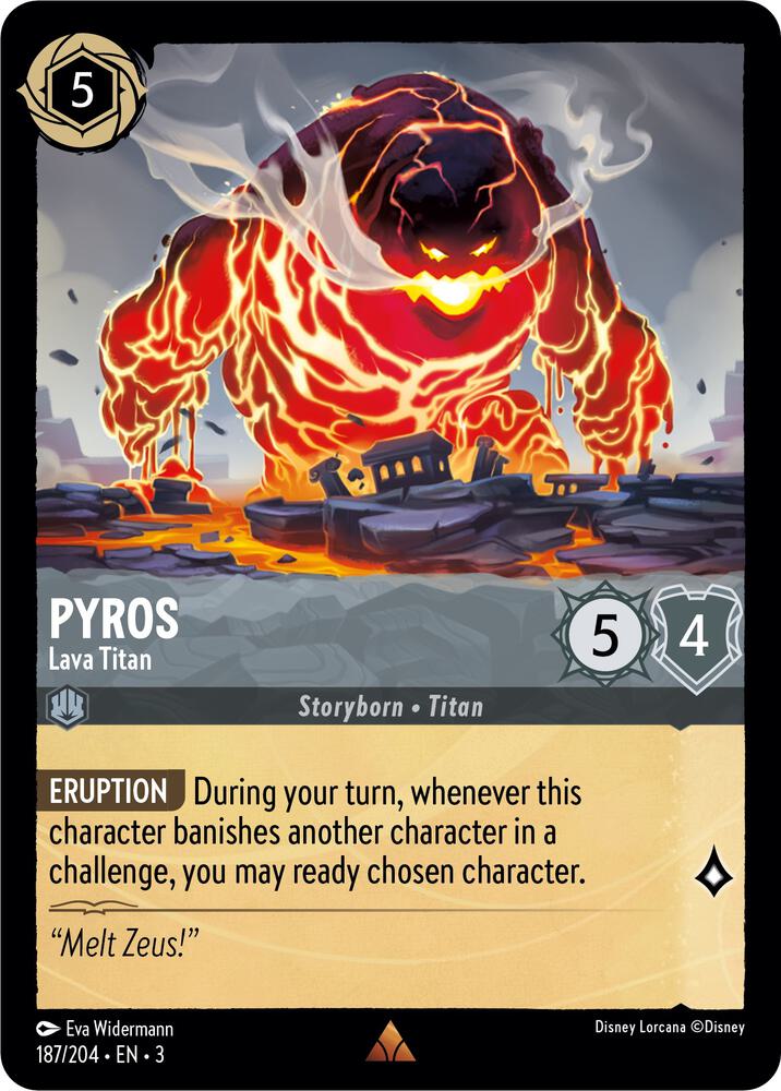 Pyros, Lava Titan 187/204 (Into the Inklands)