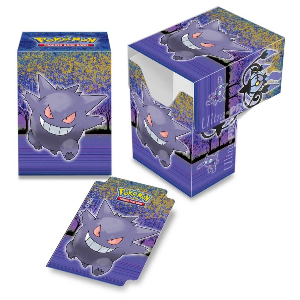 ULTRA PRO Pokemon - Full View Deck Box - GENGAR - Gallery Series- Haunted Hollow