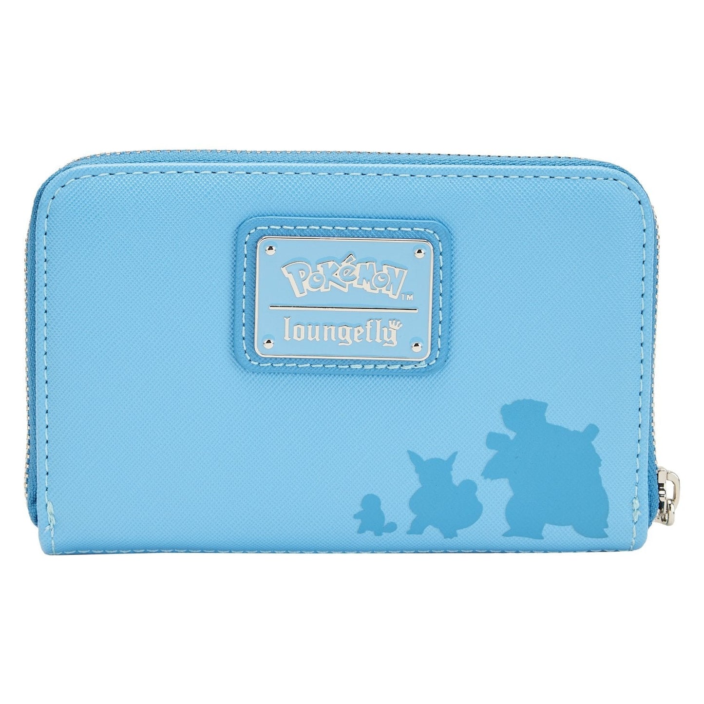 Pokemon Loungefly Wallet - Squirtle, Wartortle & Blastoise Evolutions Zip Around Wallet