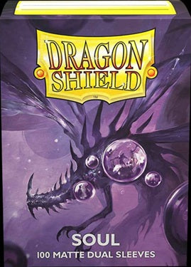 DRAGON SHIELD: BOXED 100 SLEEVES - MATTE - DUAL SOUL