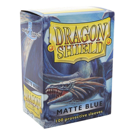 DRAGON SHIELD: BOXED 100 SLEEVES - MATTE - BLUE
