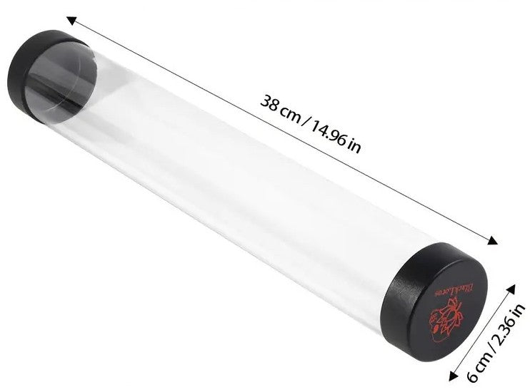 60mm Clear Playmat Storage Tube