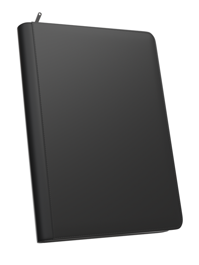 Stealth 9 pocket Zip Binder - Black - TCG Card Holder Folder - Palms Off Gaming
