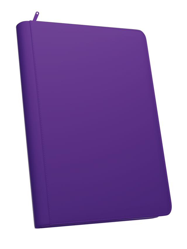 Stealth 9 pocket Zip Binder - Purple - TCG Card Holder Folder - Palms Off Gaming