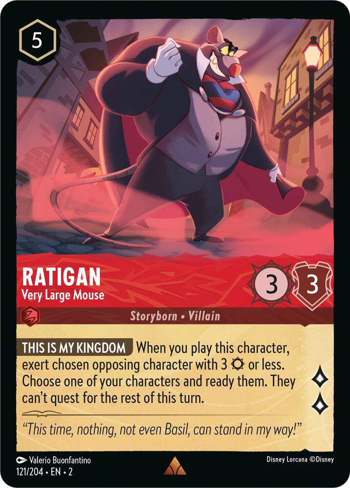 Ratigan, Very Large Mouse 121/204 (Rise of the Floodborn) 