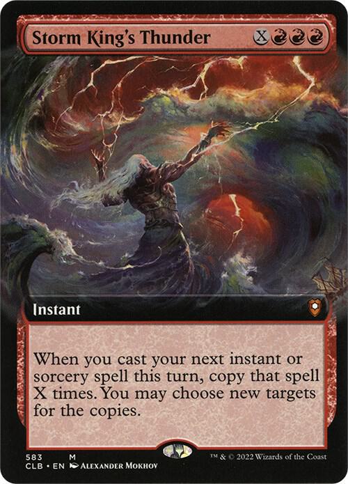 Storm Kings Thunder Extended Art 583 (Commander Legends: Battle for Baldur's Gate) 