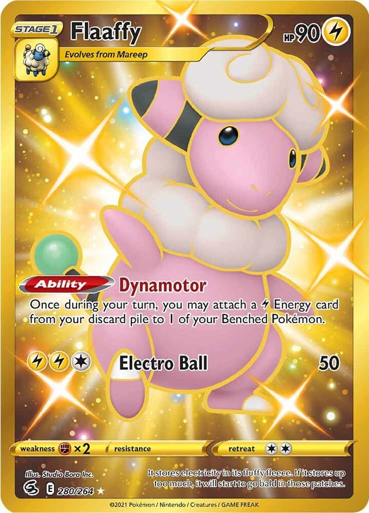 Flaaffy Secret 280/264 (SWSH08: Fusion Strike)  - Holofoil