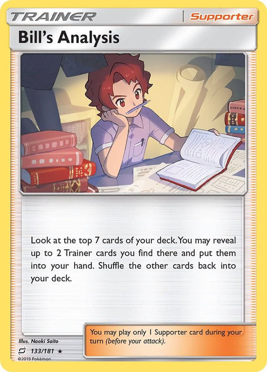 Bill's Analysis 133/181 (SM - Team Up)  - Holofoil