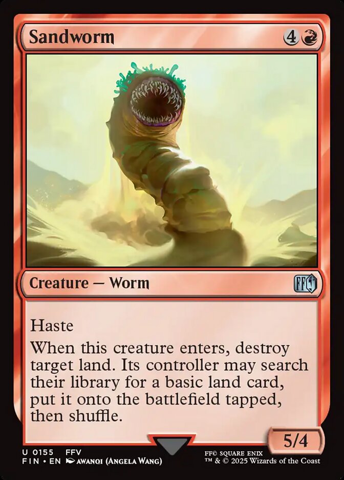Sandworm 155/309 (FINAL FANTASY) 