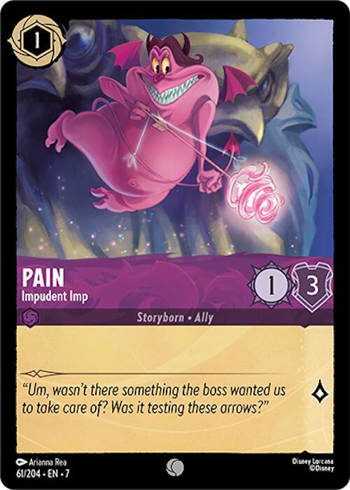 Pain, Impudent Imp 61/204 (Archazia's Island)  - Cold Foil