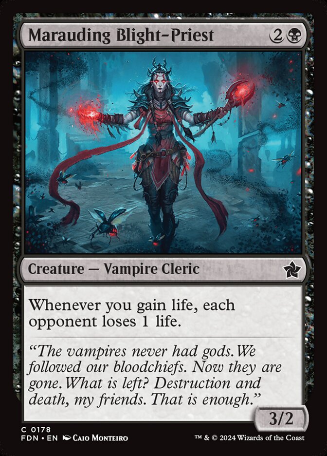 Marauding Blight-Priest 178/291 (Foundations)  - Foil