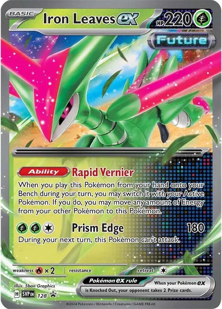 Iron Leaves ex 128 (SV: Scarlet & Violet Promo Cards)  - Holofoil