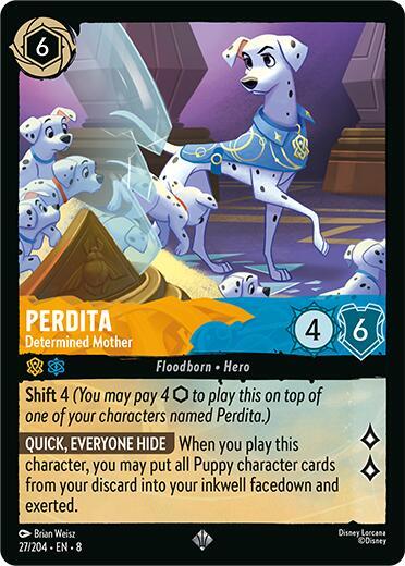 Perdita, Determined Mother 27/204 (Reign of Jafar)  - Cold Foil