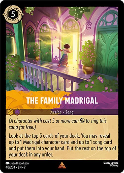 The Family Madrigal 40/204 (Archazia's Island)  - Cold Foil