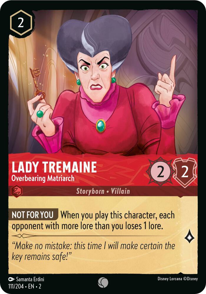 Lady Tremaine, Overbearing Matriarch 111/204 (Rise of the Floodborn) 