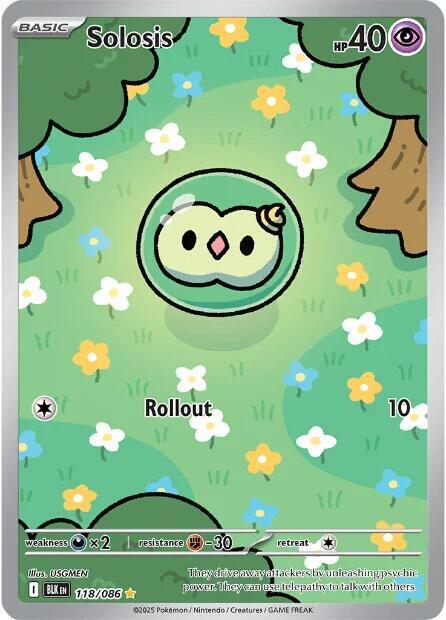 Solosis 118/086 (SV: Black Bolt)  - Holofoil