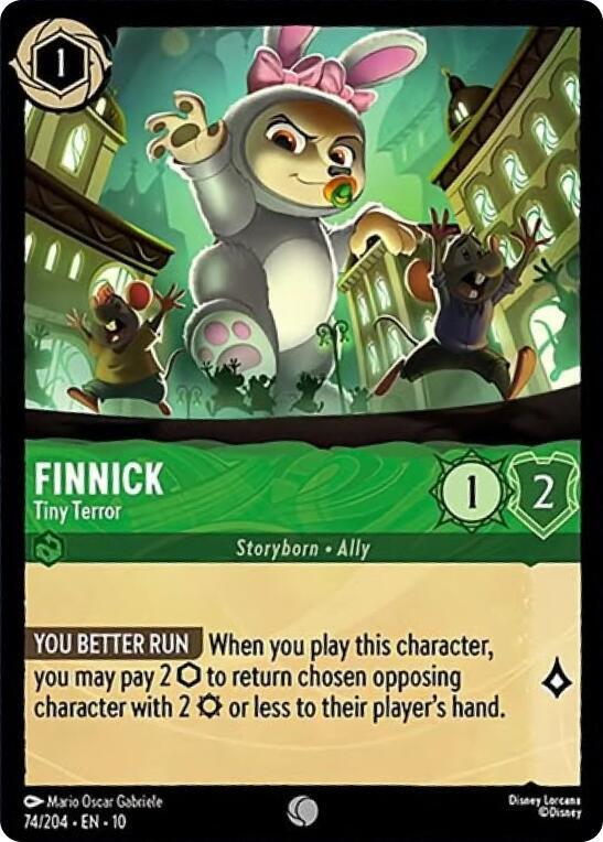 Finnick, Tiny Terror 74/204 (Whispers in the Well) 