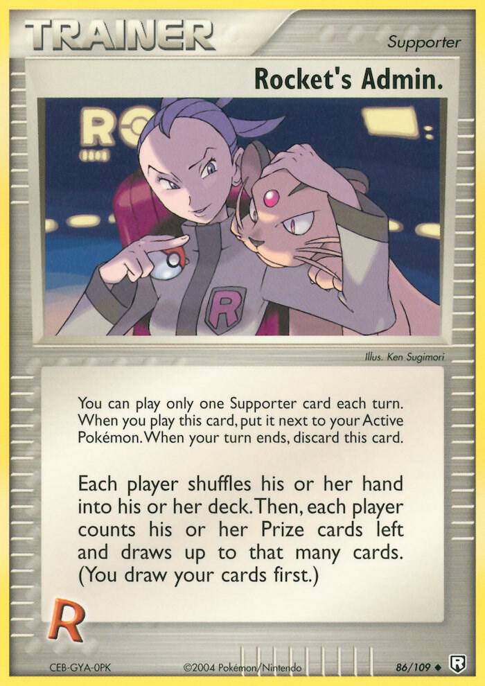Rocket's Admin 86/109 (EX Team Rocket Returns) 