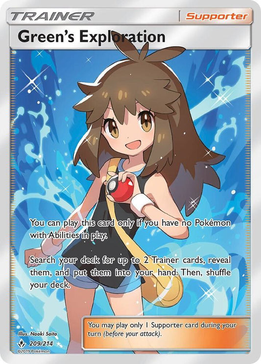 Green's Exploration 209/214 (SM - Unbroken Bonds)  - Holofoil