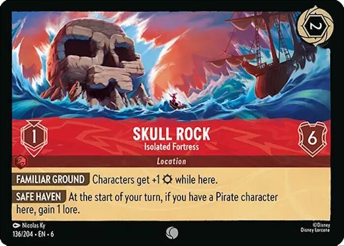 Skull Rock, Isolated Fortress 136/204 (Azurite Sea) 