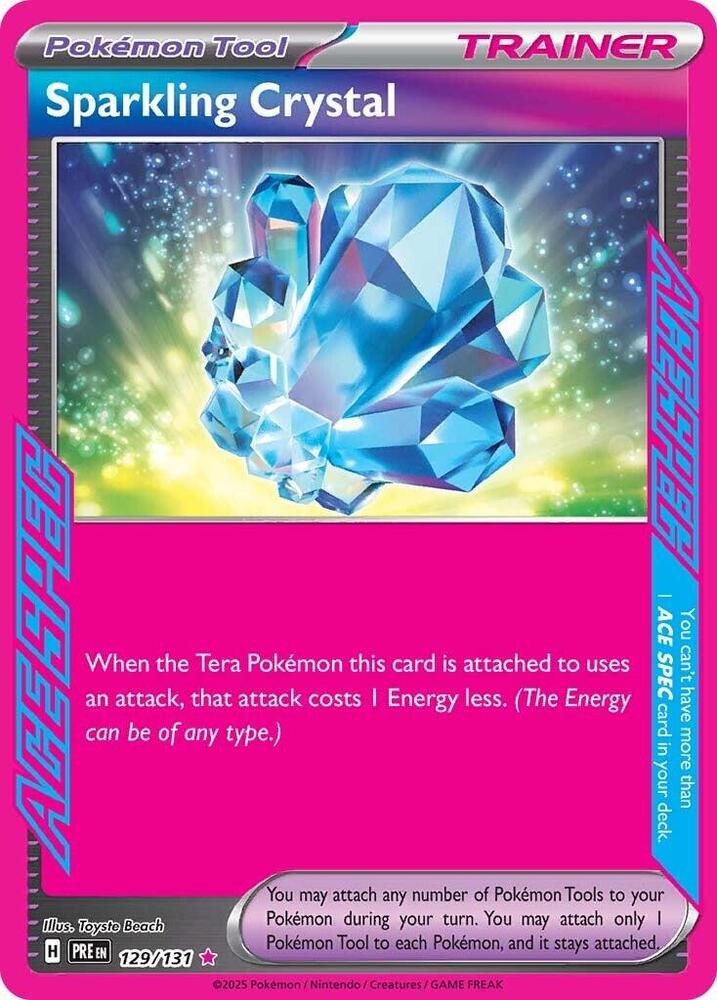 Sparkling Crystal 129/131 (SV: Prismatic Evolutions)  - Holofoil