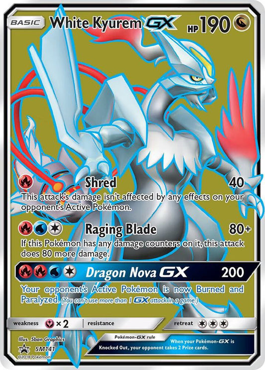 White Kyurem GX SM141 (SM Promos)  - Holofoil