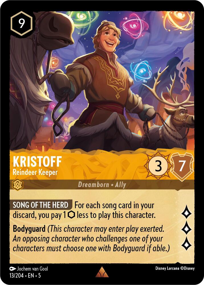 Kristoff, Reindeer Keeper 13/204 (Shimmering Skies) 