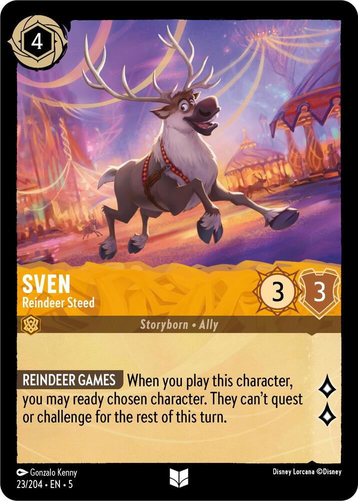 Sven, Reindeer Steed 23/204 (Shimmering Skies)  - Cold Foil